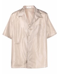 Valentino Taffeta Bowling Short Sleeve Shirt