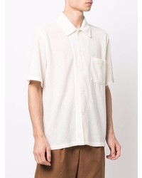 Our Legacy Textured Finish Short Sleeved Box Shirt