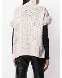 Lorena Antoniazzi Cable Knit Short Sleeve Jumper