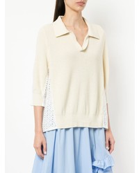 Onefifteen Contrast Lace Panel Jumper