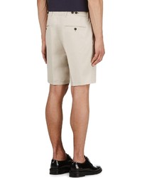 Tiger of Sweden Beige Tailored Cotton Dray Shorts