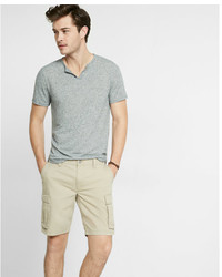 Express Classic Fit 10 Inch Brushed Twill Cargo Shorts