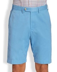 Saks Fifth Avenue Collection Tailored Pima Cotton Shorts