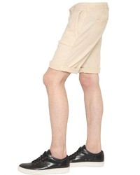 Cycle Stretch Cotton Canvas Shorts