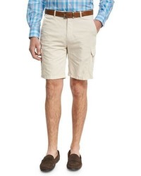 Peter Millar Discovery Cargo Shorts Beige