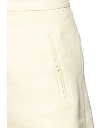 Valentino Flare Cuff Linen Shorts