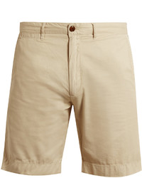 Faherty Harbor Cotton Blend Gabardine Shorts