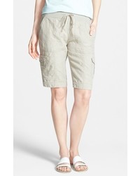 Eileen Fisher Organic Linen Cargo Shorts