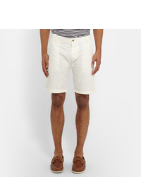 Gant Rugger Cotton And Linen Blend Canvas Shorts