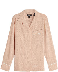 Theory Spotted Silk Blouse