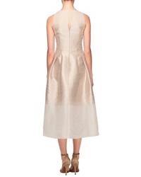 Kay Unger Organza Fit Flare Dress