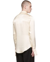 Ludovic De Saint Sernin Off White Polyester Shirt