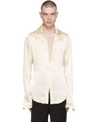 Ludovic De Saint Sernin Off White Polyester Shirt
