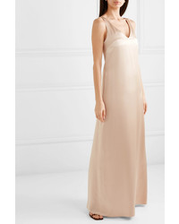 La Collection Grace Silk Satin Maxi Dress