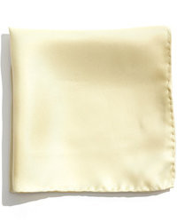 Beige Silk Pocket Square