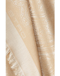 Etro Silk Blend Scarf With Wool