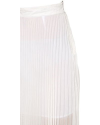 Yang Li Plisse Silk Organza Skirt