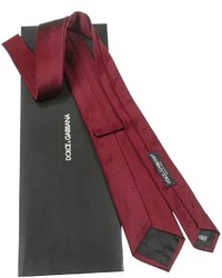 Dolce & Gabbana Solid Twill Silk Tie