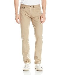 The Unbranded Brand Ub207 Tapered Beige Selvedge Chino