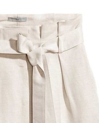 H&M Linen Blend Skirt