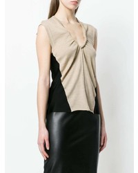 Chloé Panelled Jersey Top