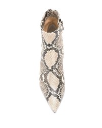 The Seller Snake Print Ankle Boots