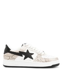 A Bathing Ape Sta Panelled Low Top Sneakers