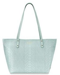 GiGi New York Personalized Taylor Mini Python Embossed Leather Tote
