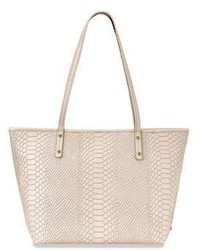 GiGi New York Personalized Taylor Mini Python Embossed Leather Tote