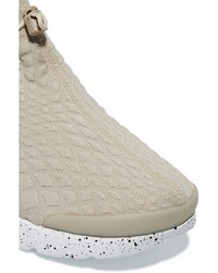 Nike Aptare Toggle Detailed Textured Knit Sneakers Beige
