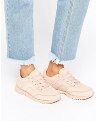 Pull&Bear Nude Lace Up Sneaker