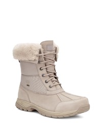UGG Butte Mono Leather Boot In Putty At Nordstrom