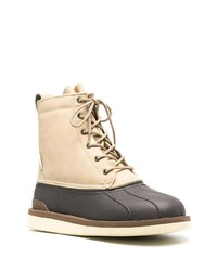 Suicoke Two Tone Lace Up Boots