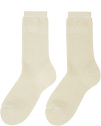 Jacquemus Off White Les Chaussettes Bagnu Socks