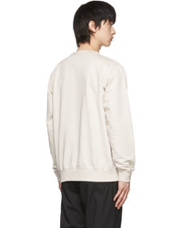 Sophnet. Off White Cotton Sweatshirt