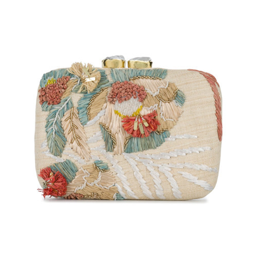 Aranaz Martina Straw Clutch Bag 297 farfetch Lookastic