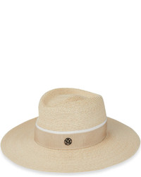 Maison Michel Charle Hemp Straw Fedora Hat