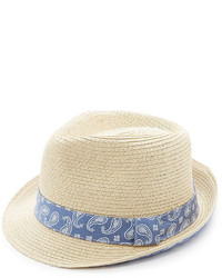 Cremieux Paisley Fedora Hat