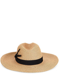 Fil Hats Natural Straw Batu Tara Fedora Hat