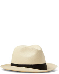 Lock & Co Hatters Grosgrain Trimmed Straw Panama Hat