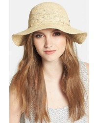 Helen Kaminski Caicos Raffia Hat Natural One Size