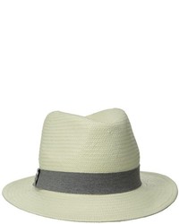 Lacoste Woven Straw Fedora Hat