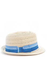 Madame Couture Straw Fedora Hat