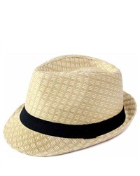 PDS Online Man Summer Straw Fedora Hat Cap
