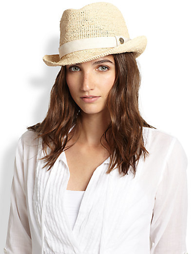 Heidi Klein Raffia Fedora, $135 | Saks Fifth Avenue | Lookastic