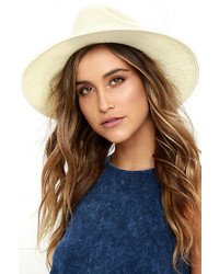 LuLu*s San Diego Hat Co Fresh Fields Beige Straw Hat