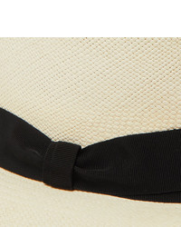Lock & Co Hatters Savannah Grosgrain Trimmed Straw Panama Hat