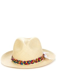 Sensi Studio Semilla Classic Panama Beaded Straw Hat