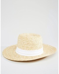 Mango Straw Hat With White Band