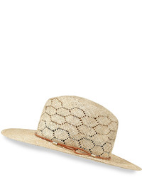 Rag & Bone Straw Wide Brim Sun Hat Natural